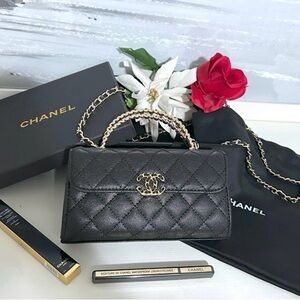 Chanel Black Quilted Shoulder Bag